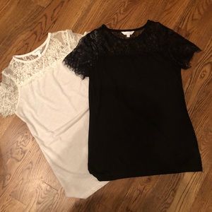 “Charming Charlie” Set of Lace Tops